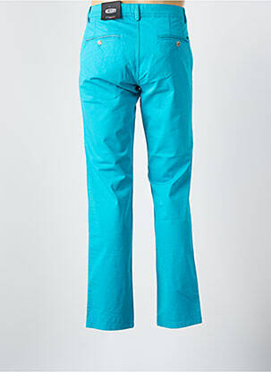 Pantalon chino stretch taille normale bleu DELAHAYE homme