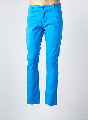Pantalon chino stretch taille normale bleu IMPAQT homme