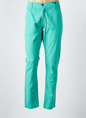 Pantalon droit stretch taille normale vert IMPAQT homme