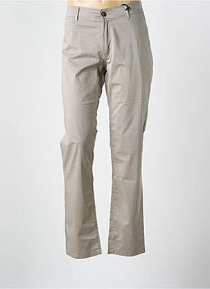 Pantalon chino stretch taille normale beige IMPAQT homme