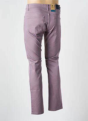 Pantalon slim stretch taille normale violet LCDN homme