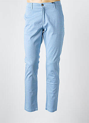 Pantalon chino stretch taille normale bleu IMPAQT homme