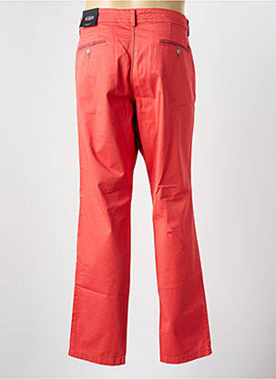 Pantalon chino stretch taille normale rouge DELAHAYE homme