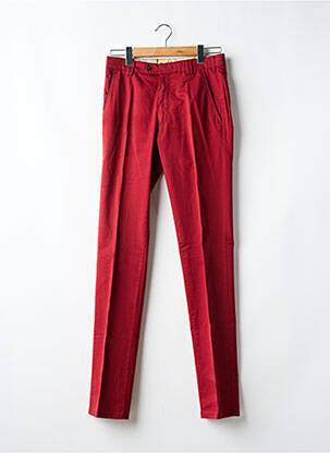 Pantalon slim stretch taille normale rouge MEYER homme