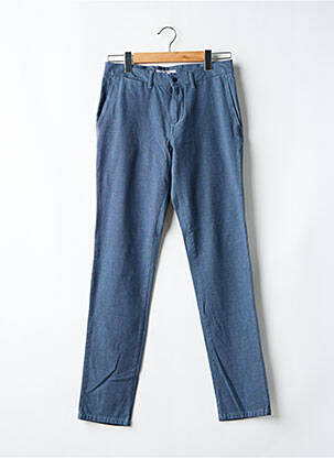 Pantalon droit stretch taille normale bleu LCDN homme