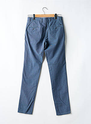 Pantalon droit stretch taille normale bleu LCDN homme