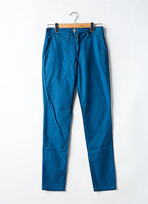 Pantalon chino stretch taille normale bleu IMPAQT homme