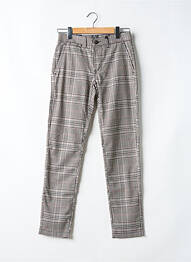Pantalon slim stretch taille normale beige IMPAQT homme