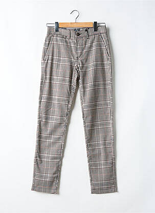 Pantalon slim stretch taille normale beige IMPAQT homme