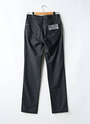 Pantalon droit stretch taille normale gris BRUNO SAINT HILAIRE homme