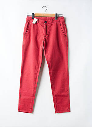 Pantalon chino stretch taille normale rouge EDWEEN PEARSON homme
