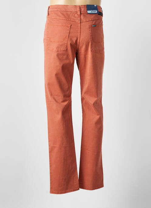Pantalon droit stretch taille normale orange JOST homme