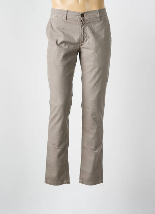 Pantalon droit stretch taille normale marron IMPAQT homme