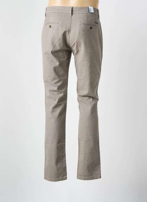 Pantalon droit stretch taille normale marron IMPAQT homme