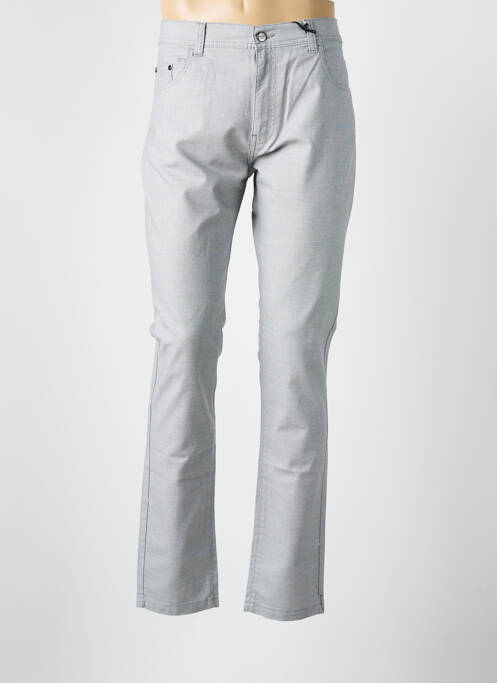 Pantalon droit stretch taille normale gris IMPAQT homme