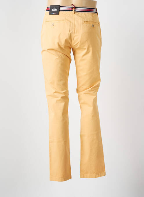 Pantalon chino stretch taille normale jaune DELAHAYE homme