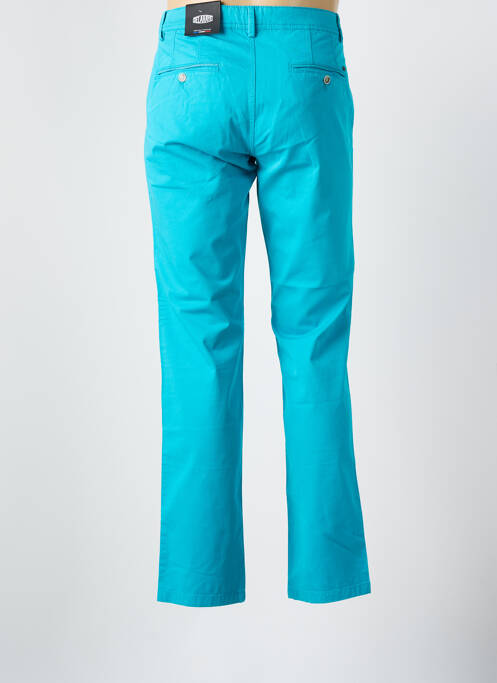 Pantalon chino stretch taille normale bleu DELAHAYE homme