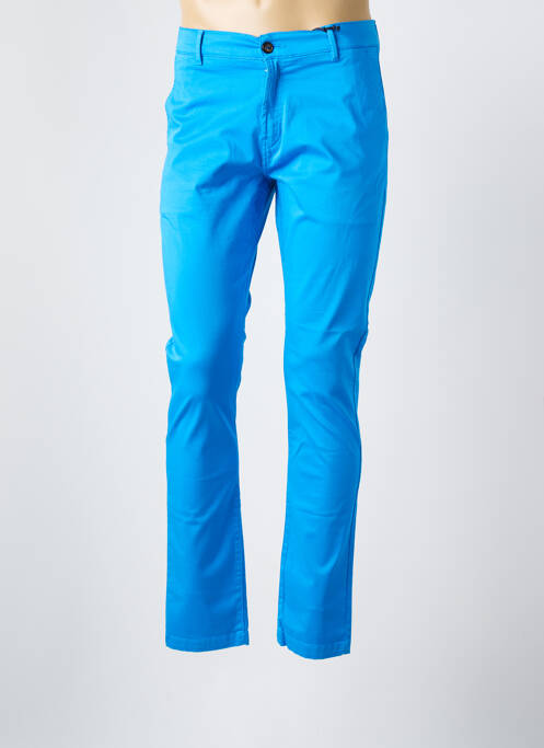 Pantalon chino stretch taille normale bleu IMPAQT homme