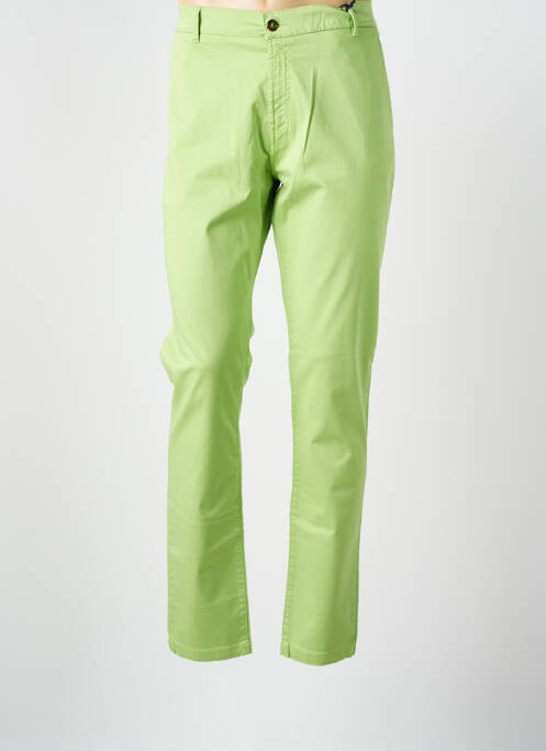 Pantalon chino stretch taille normale vert IMPAQT homme