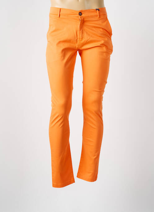Pantalon chino stretch taille normale orange IMPAQT homme