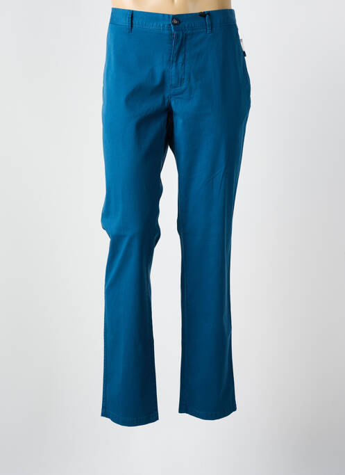 Pantalon chino stretch taille normale bleu COFOX homme