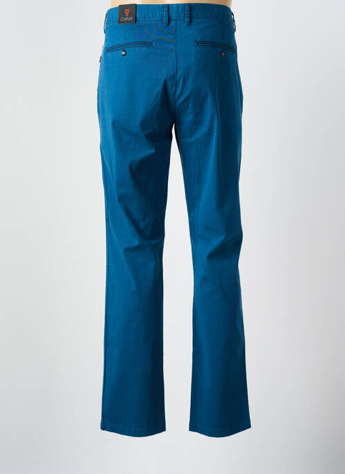 Pantalon chino stretch taille normale bleu COFOX homme