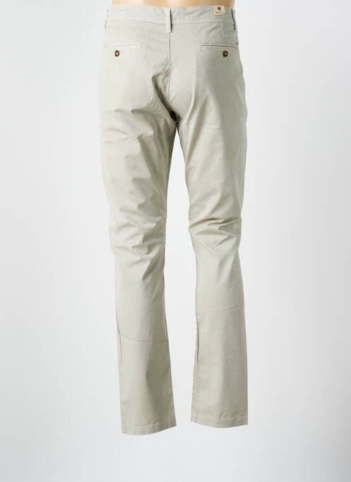 Pantalon droit stretch taille normale beige IMPAQT homme