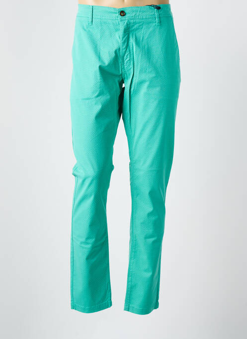Pantalon droit stretch taille normale vert IMPAQT homme