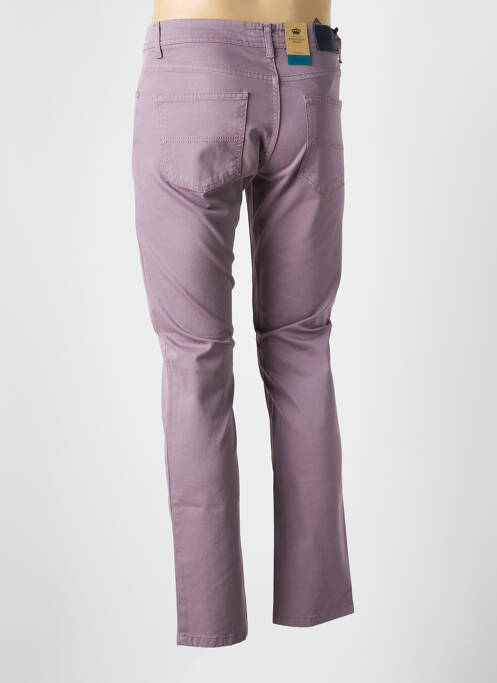 Pantalon slim stretch taille normale violet LCDN homme