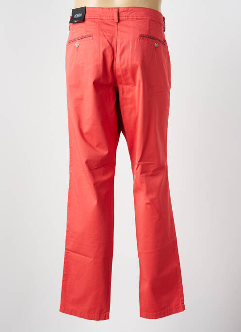 Pantalon chino stretch taille normale rouge DELAHAYE homme
