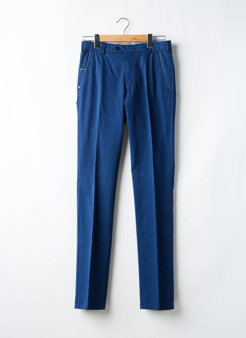 Pantalon slim stretch taille normale bleu MEYER homme