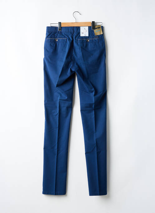 Pantalon slim stretch taille normale bleu MEYER homme