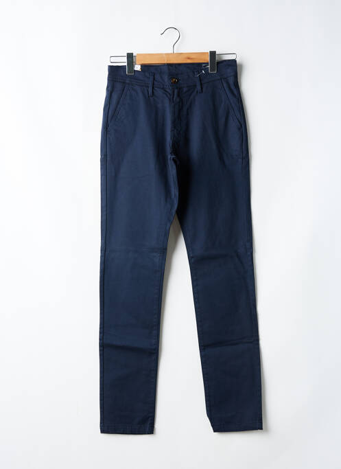 Pantalon chino stretch taille normale bleu IMPAQT homme