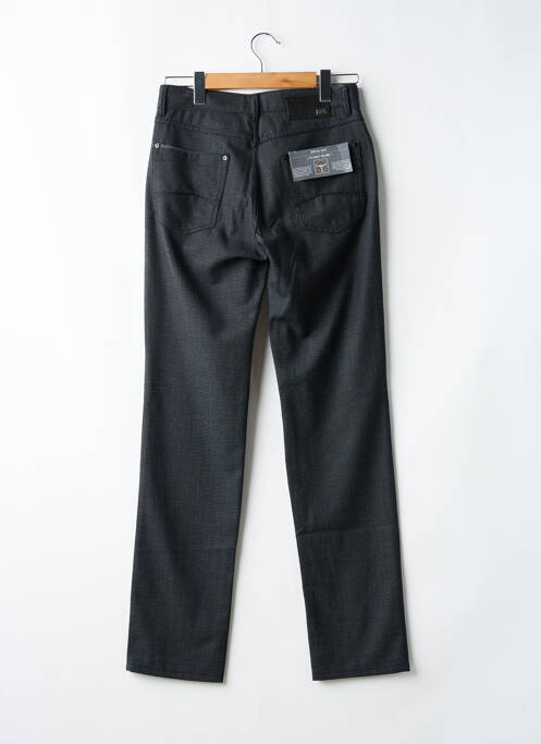 Pantalon droit stretch taille normale gris BRUNO SAINT HILAIRE homme
