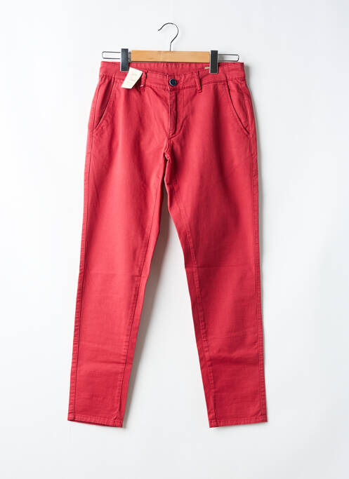 Pantalon chino stretch taille normale rouge EDWEEN PEARSON homme