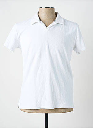 Polo coupe droite manches courtes blanc IMPAQT homme