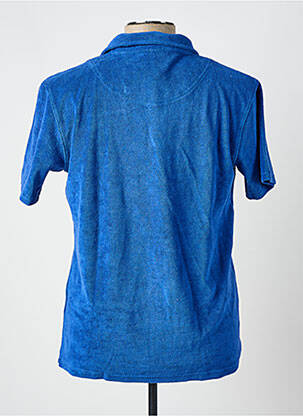 Polo coupe droite manches courtes bleu EUROPANN homme