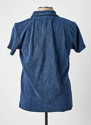 Polo coupe droite manches courtes bleu IMPAQT homme