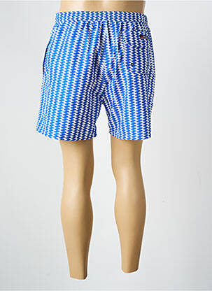 Short de bain imprimé fantaisie bleu RE DEL MARE homme