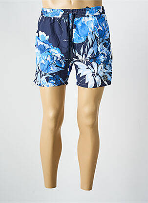 Short de bain imprimé fantaisie bleu EUROPANN homme