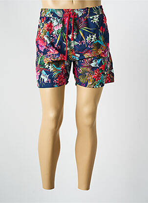 Short de bain imprimé fantaisie bleu EUROPANN homme