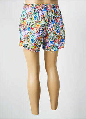 Short de bain imprimé fantaisie blanc R2 AMSTERDAM homme