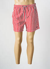 Short de bain rouge RE DEL MARE pour homme seconde vue
