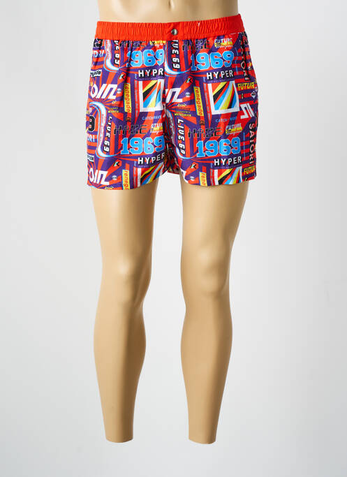 Short de bain orange KENZO pour homme