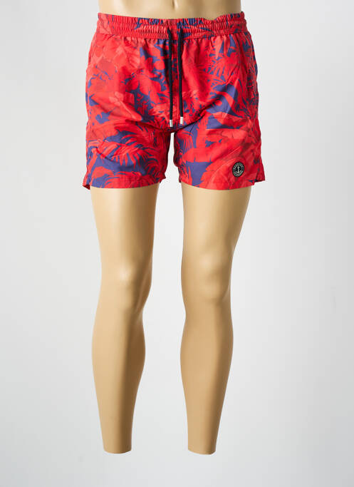 Short de bain rouge EUROPANN pour homme