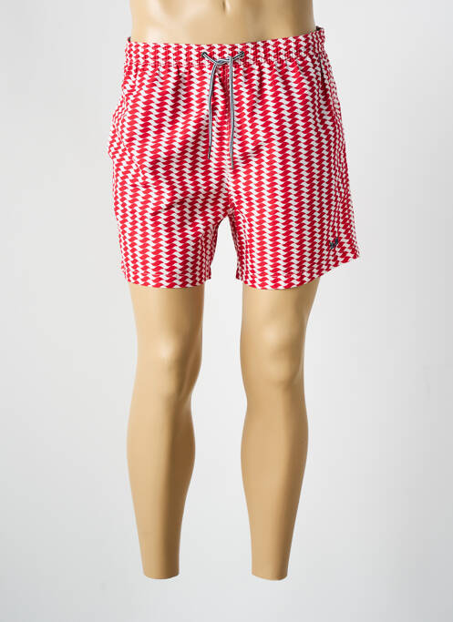 Short de bain rouge RE DEL MARE pour homme
