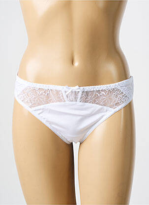 Tanga blanc GORTEKS pour femme