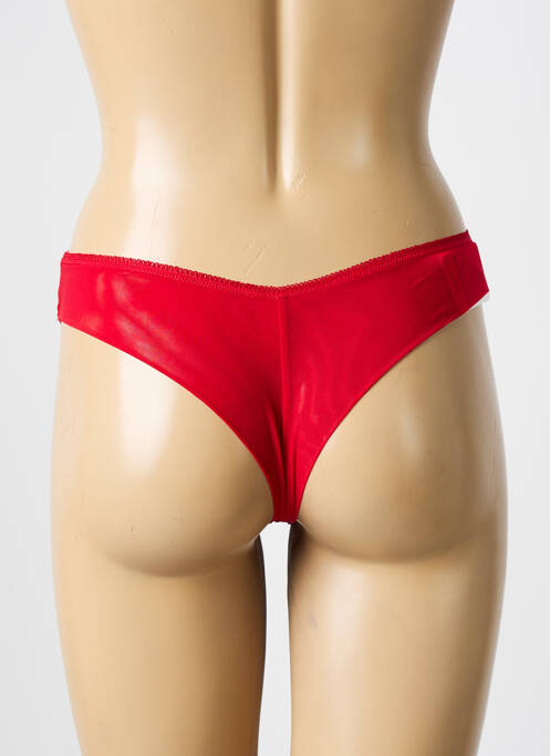 Tanga rouge GORTEKS femme