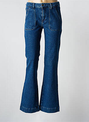 Jean coupe flare stretch taille normale bleu FIVE femme