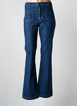 Jean coupe flare stretch taille normale bleu FIVE femme